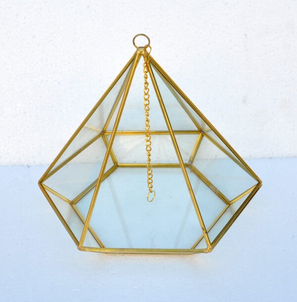 GLASS/METAL STAND (A2019-GOLD)