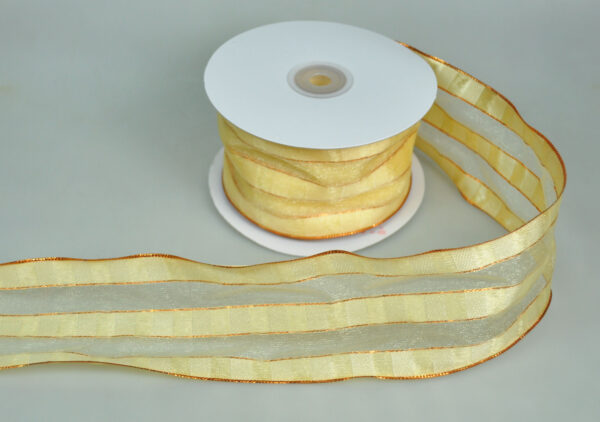 RIBBON W/WIRE EDGE:6.5CMx25Y (1224/RIB)