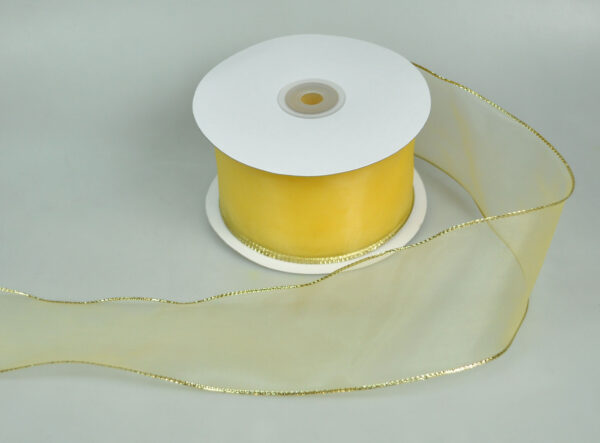 RIBBON W/WIRE EDGE:6.5CMx25Y (1239/RIB)