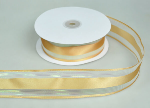 RIBBON W/WIRE EDGE:6.5CMx25Y (2113/RIB)