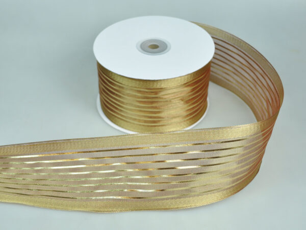 RIBBON W/WIRE EDGE:6.5CMx25Y (2109/RIB)